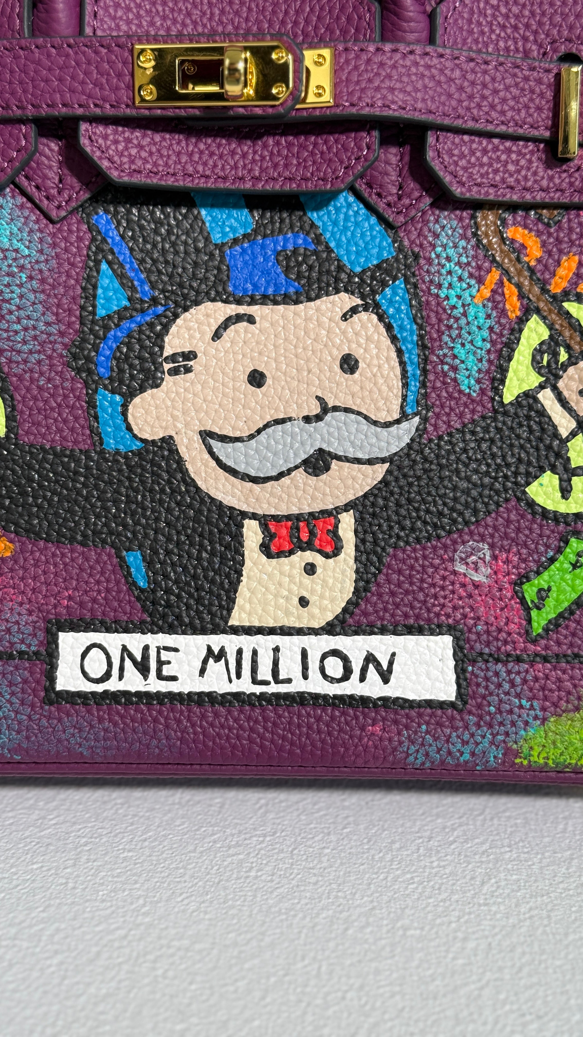 Icona 25 “ONE MILLION” – Hand-Painted Art Bag | Limited Edition 01/01