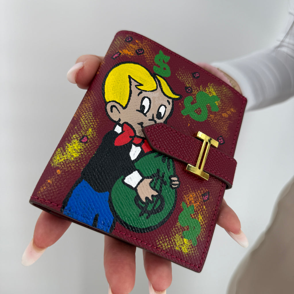 Money Heist – Hand-Painted Leather Wallet | Limited Edition
