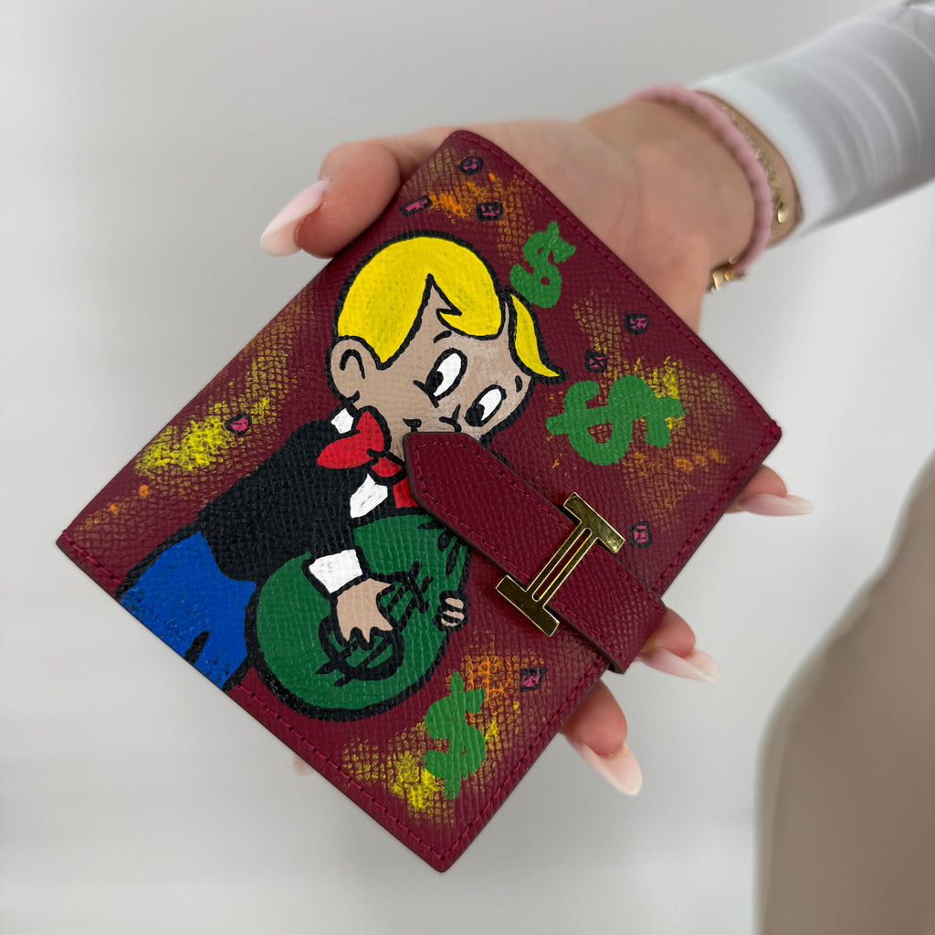 Money Heist – Hand-Painted Leather Wallet | Limited Edition