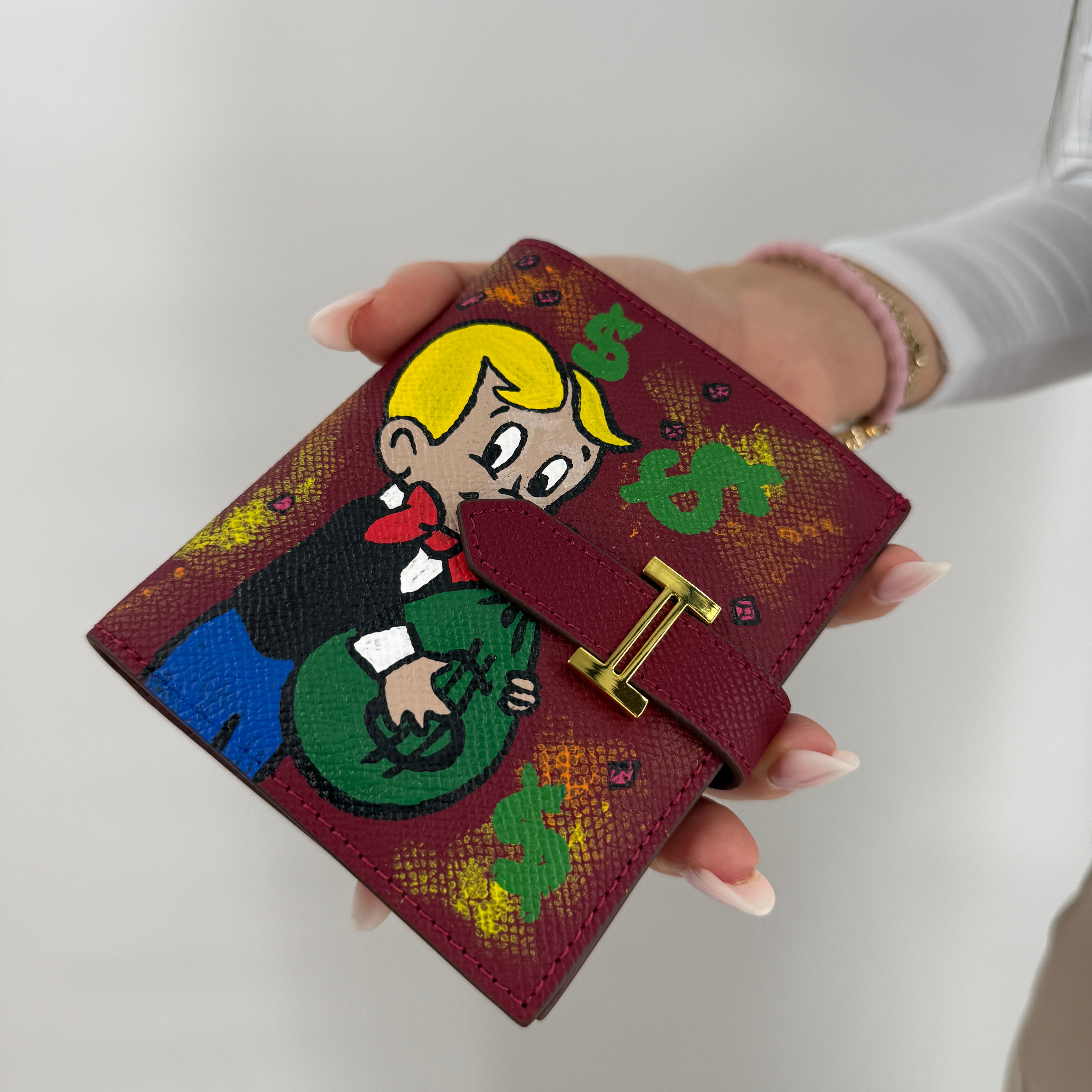 Money Heist – Hand-Painted Leather Wallet | Limited Edition