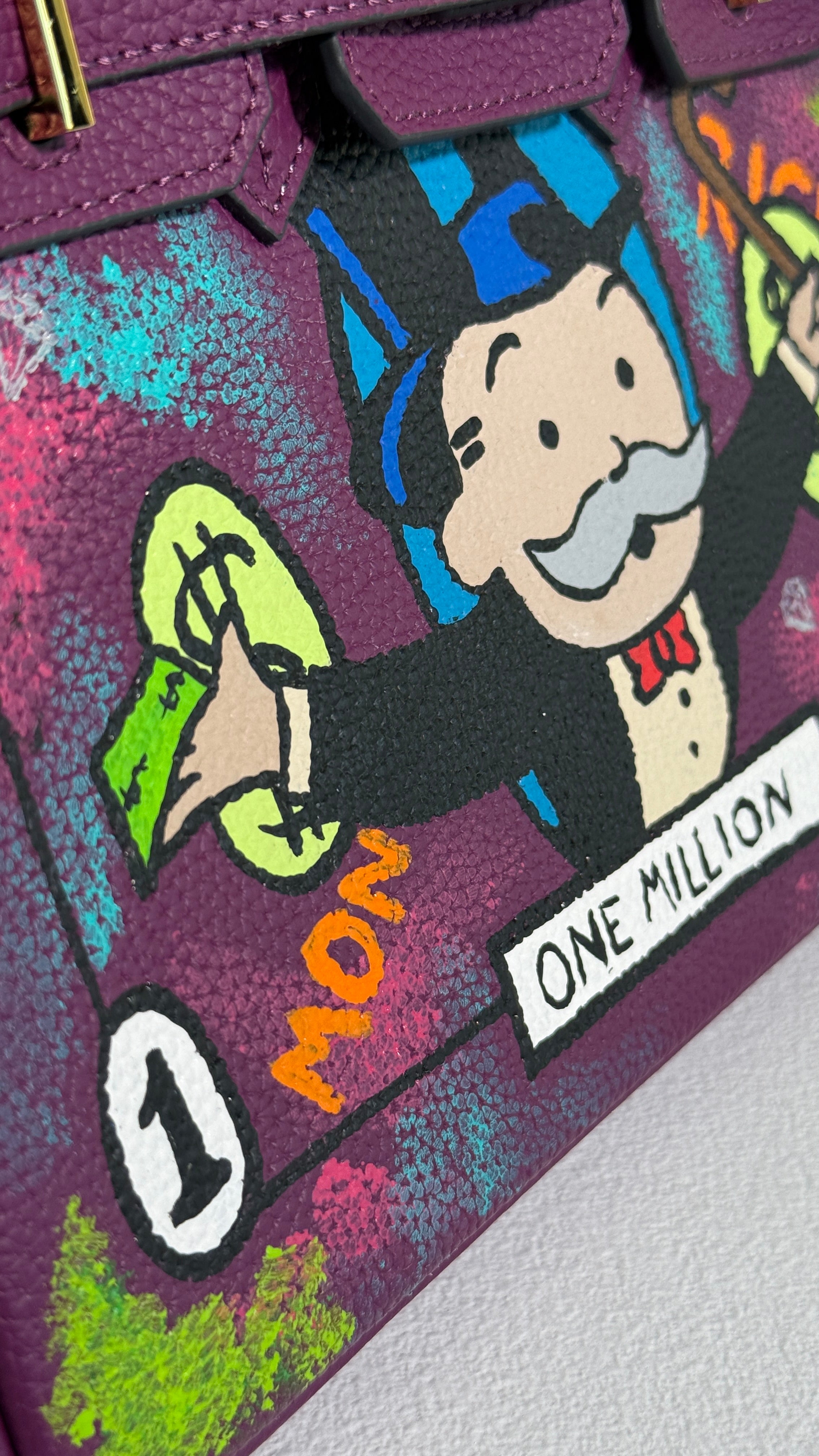 Icona 25 “ONE MILLION” – Hand-Painted Art Bag | Limited Edition 01/01