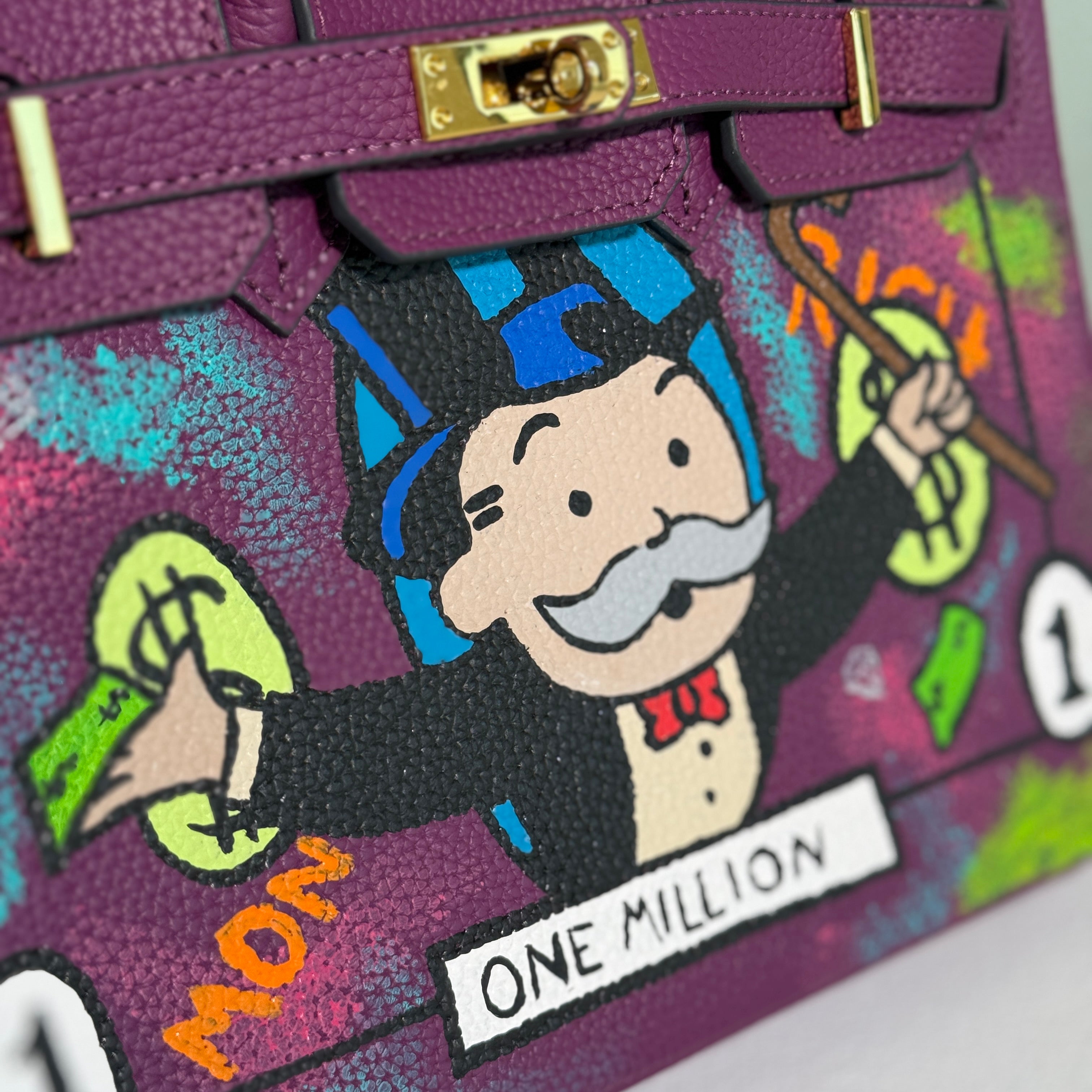 Icona 25 “ONE MILLION” – Hand-Painted Art Bag | Limited Edition 01/01