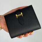 Wallet Élégance H-Clasp by Luxelle Paris